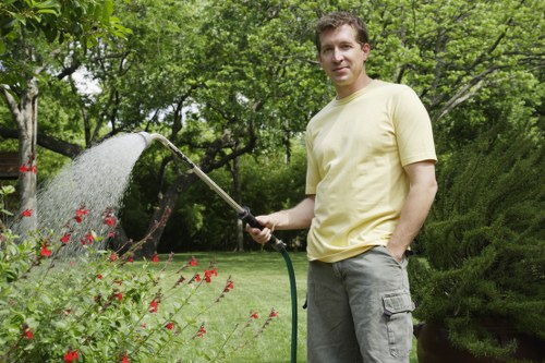 Local garden makeover work in a Victoria backyard with improved structure